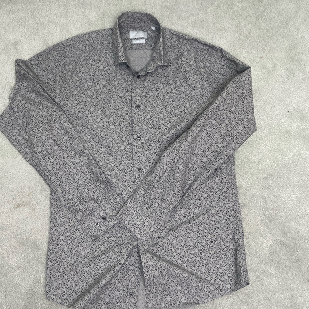 Nina Ricci Long Sleeve Slim Fit  Dress Shirt